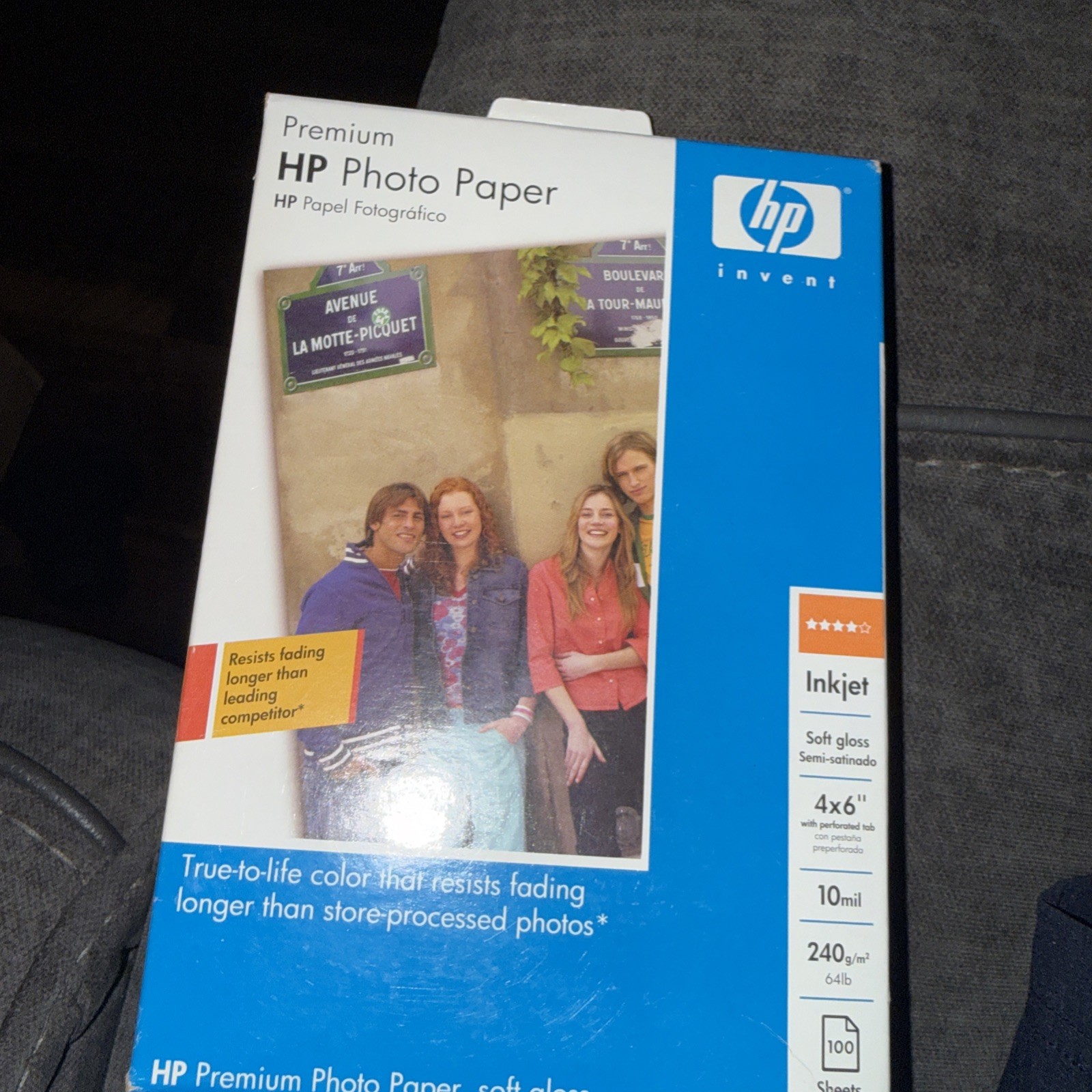 Genuine HP Premium Plus 4 x 6″ Soft Gloss Photo Paper 100 Sheets For All Inkjets