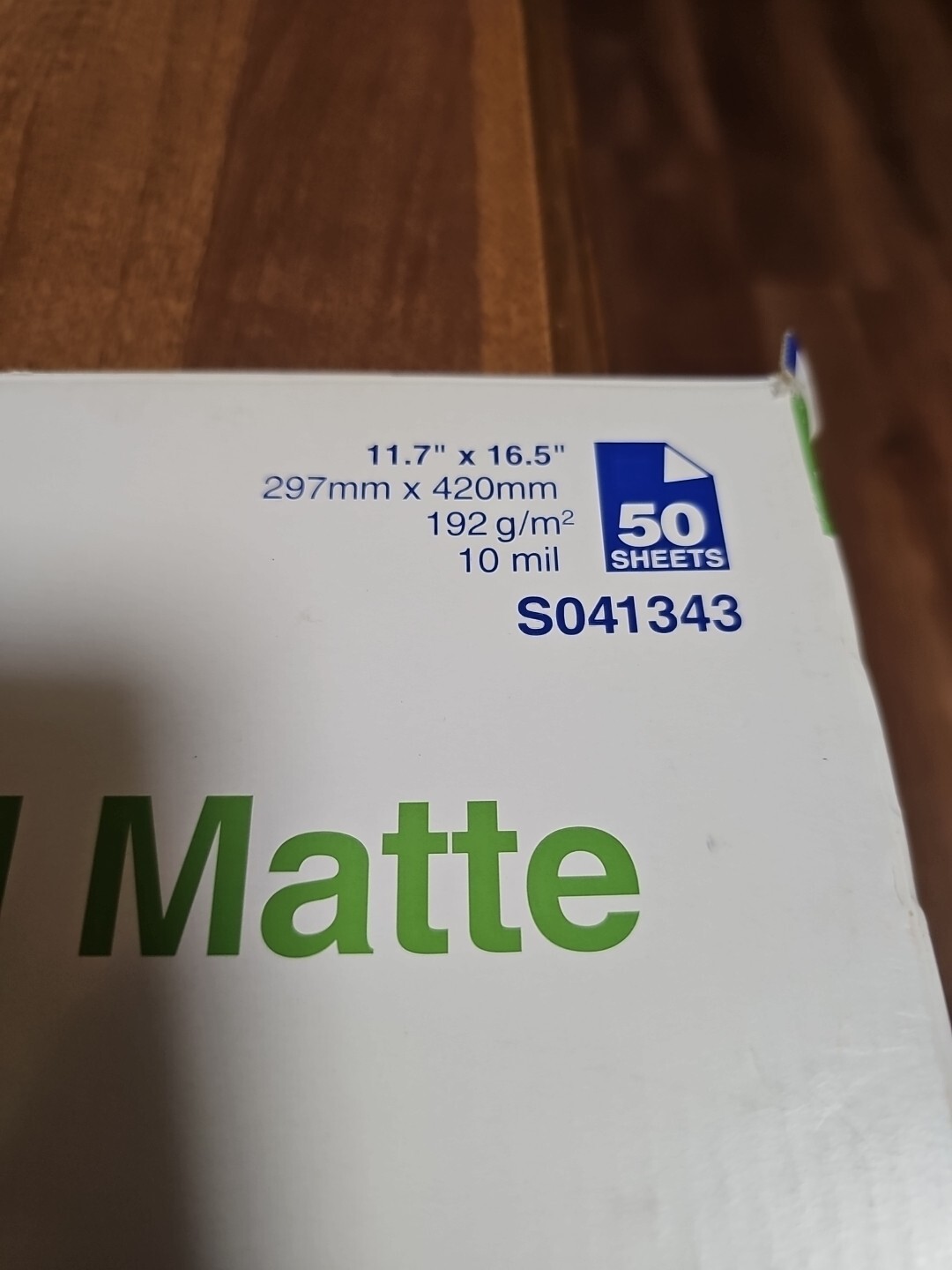 Epson S041343 11-3/4″ x 16-1/2″ Presentation Paper – Matte White Partial 28 Pgs