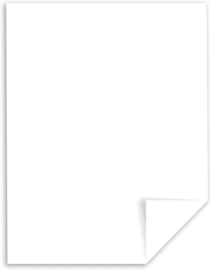Neenah Vellum Bristol Paper, 8.5″ x 11″, Acid-Free, 250 Sheets for Versatile Use