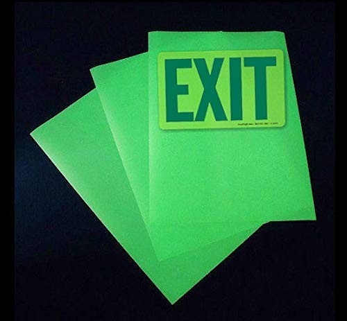 CISinks 5 Sheets A4 Glow in the Dark Printable Photoluminescent Paper – Recha…