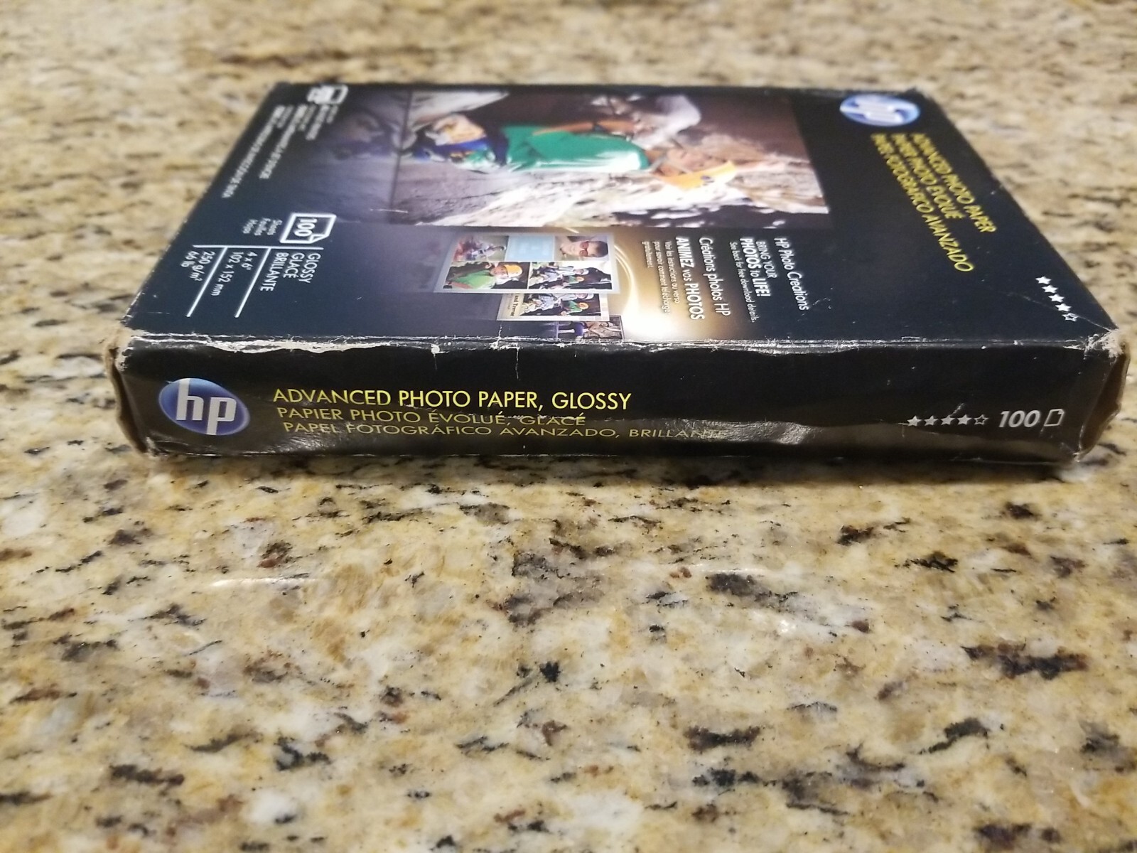 HP Advanced Glossy Photo Paper 4” x 6” ~ 100 Sheets Q6638A *NEW/SEALED*