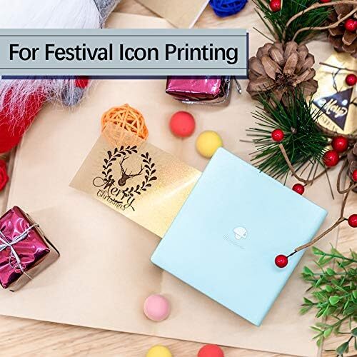 6 Rolls Phomemo M02/M02 Pro/M02S/M03 Sticker Adhesive Paper Set for DIY Printing