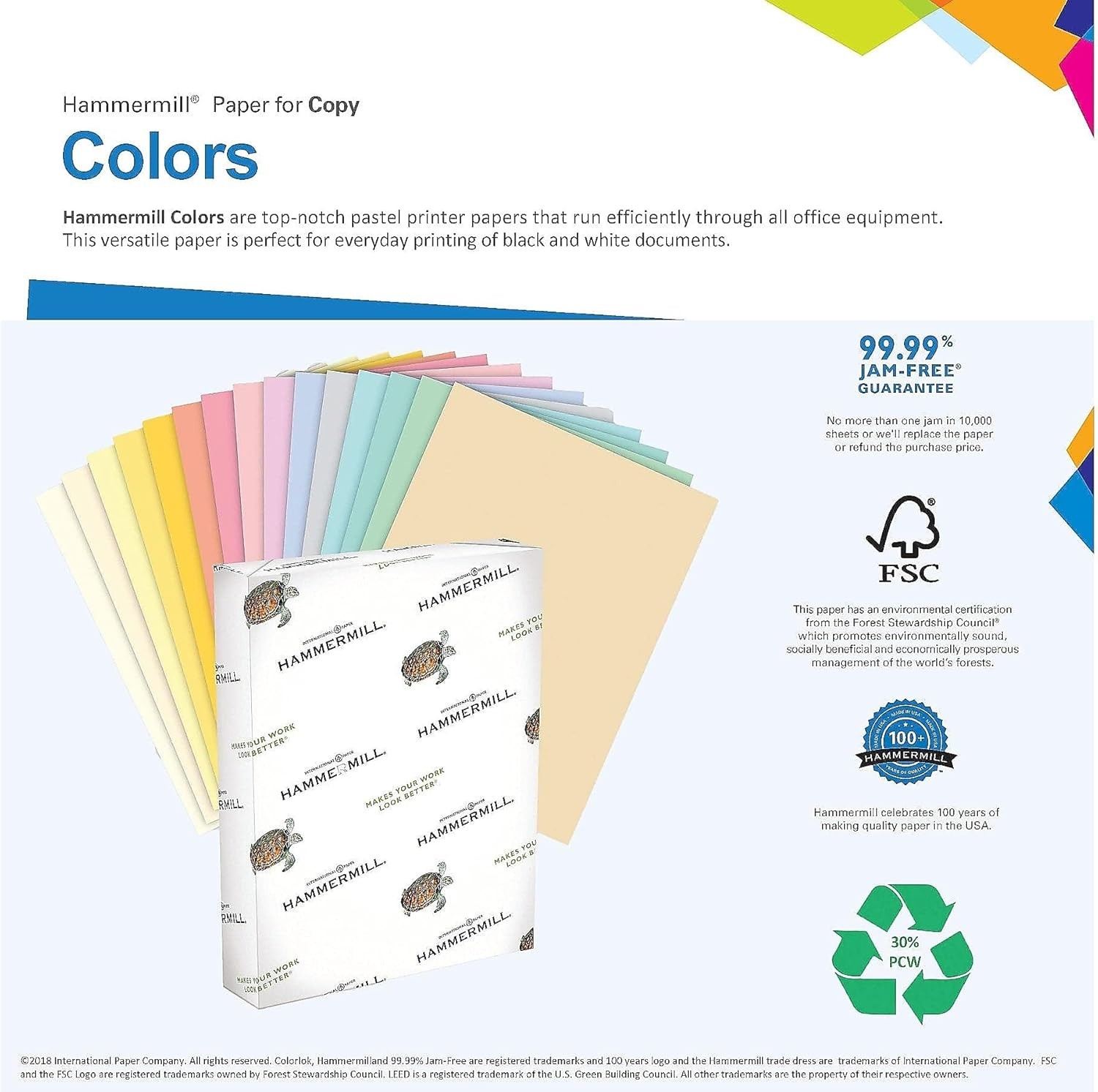 500 Sheets of Smooth 20 lb Lilac Printer Paper, Perfect for Creative Projects