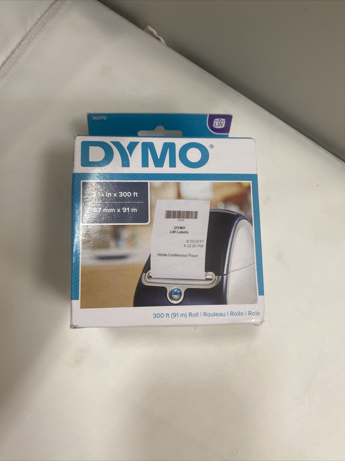 DYMO LW Continuous Labels for LabelWriter Label Printers, White,”2-1/4″ x…