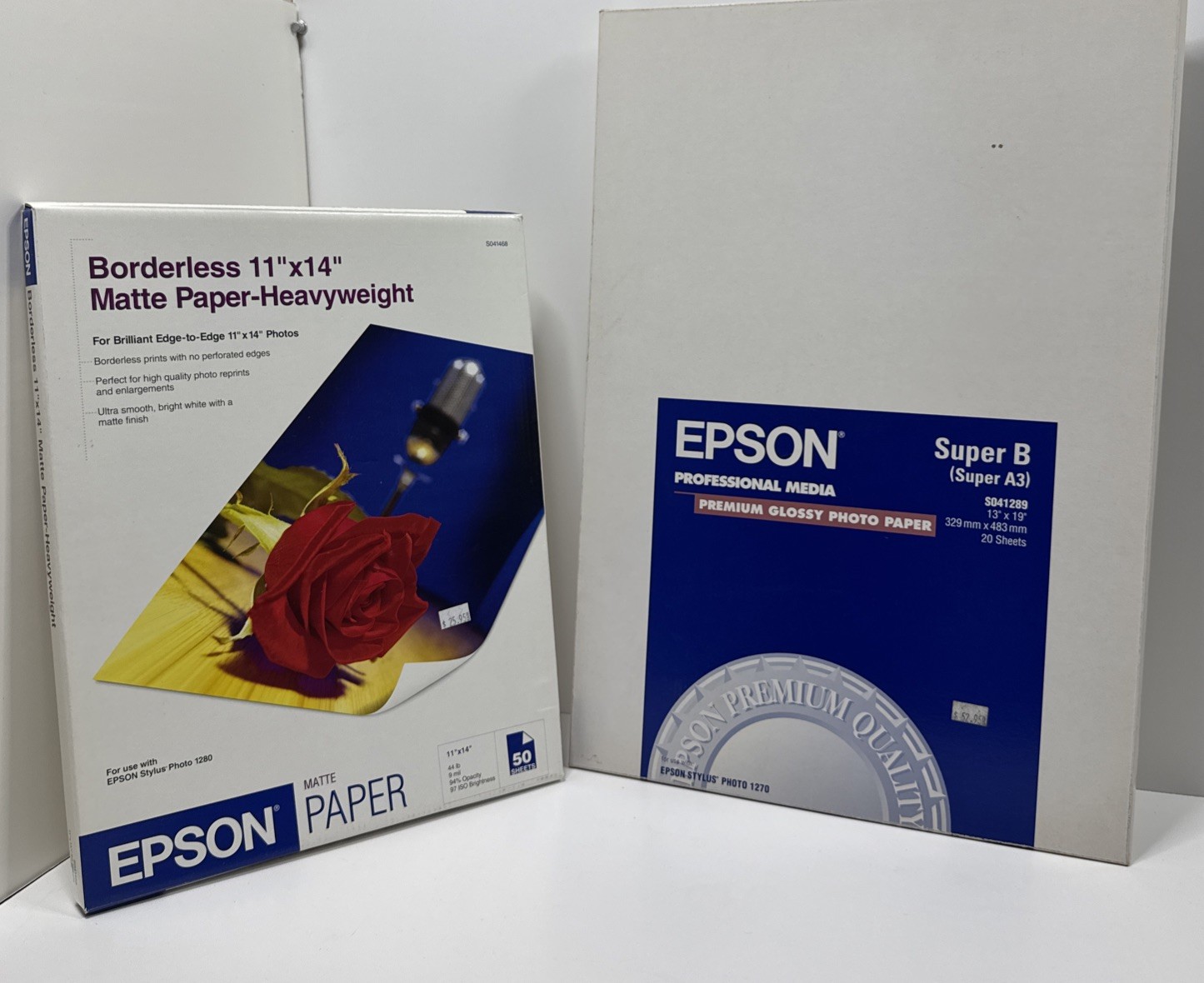 Epson Professional Media 13×19 SuperB Matte Paper Heavyweight 50 Sheets+2 READ