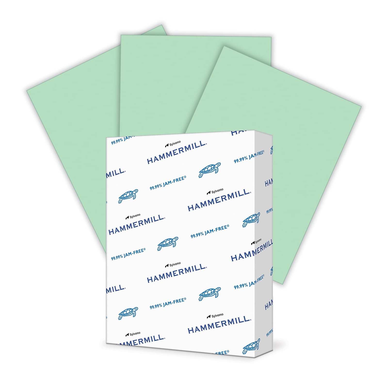 Hammermill Colored Paper, 20 lb Green Printer Paper, 8.5 x 11-1 Ream (500 She…