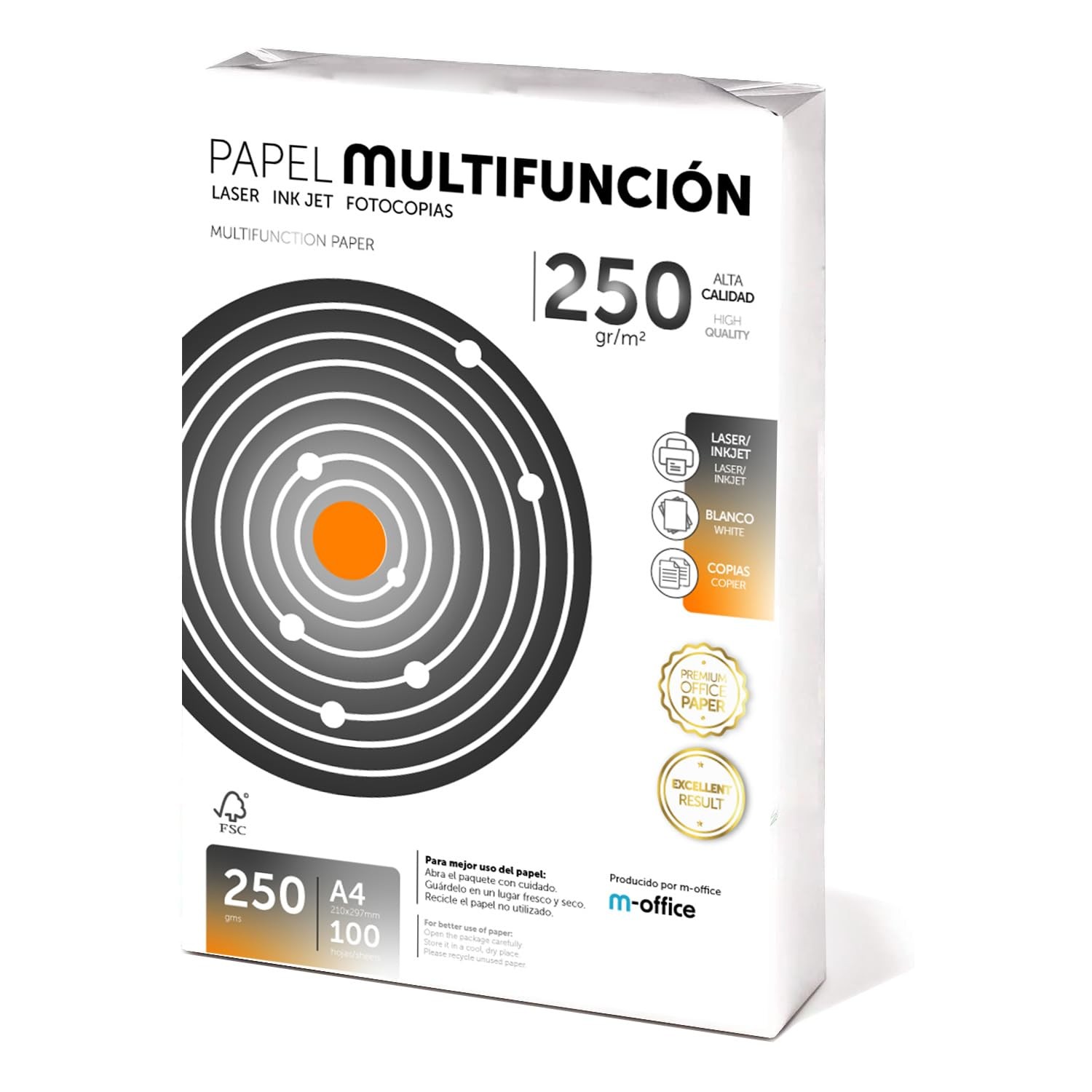 Folios A4, 250g, 100 Sheets, Multipurpose Paper, Printer, Laser and Inkjet Prints…