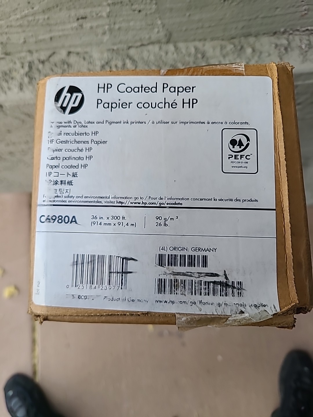 Hewlett Packard C6980A Printer Paper