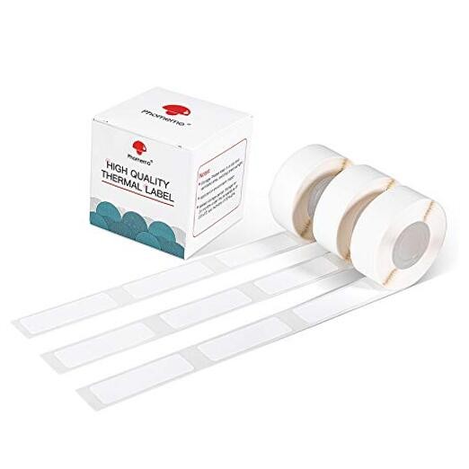 D30 Thermal self-Adhesive Label, 3/8″ X 1 1/2″ (12mm X 40mm) 12mmx40mm White