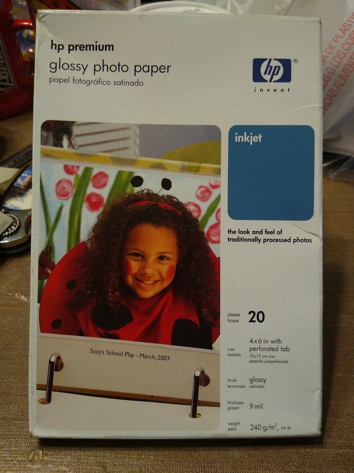 HP Premium Glossy Photo Paper (60) 4×6 NEW #Q1988A C size 4″X6″ prints INKJET