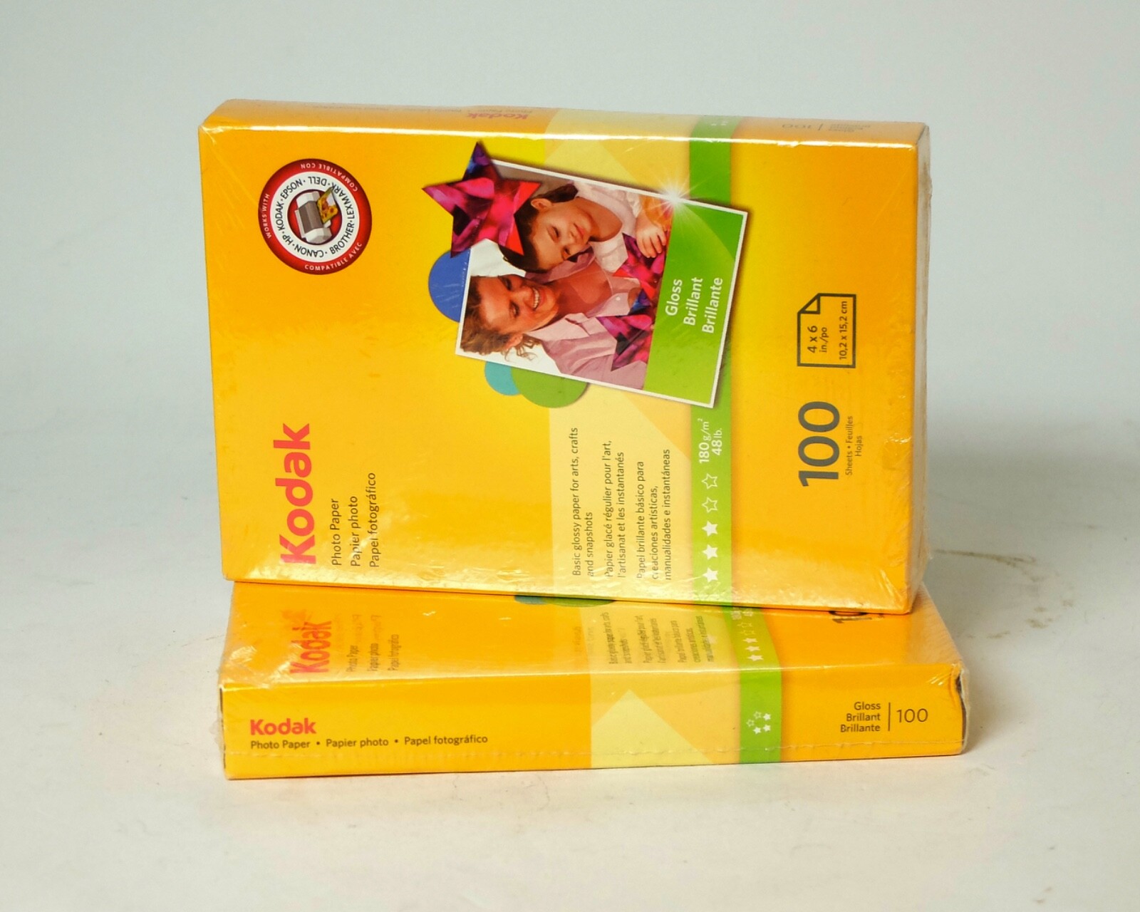 Kodak Photo Paper Basic Glossy Inkjet Paper 4″ x 6″ 100sh NEW SEALED