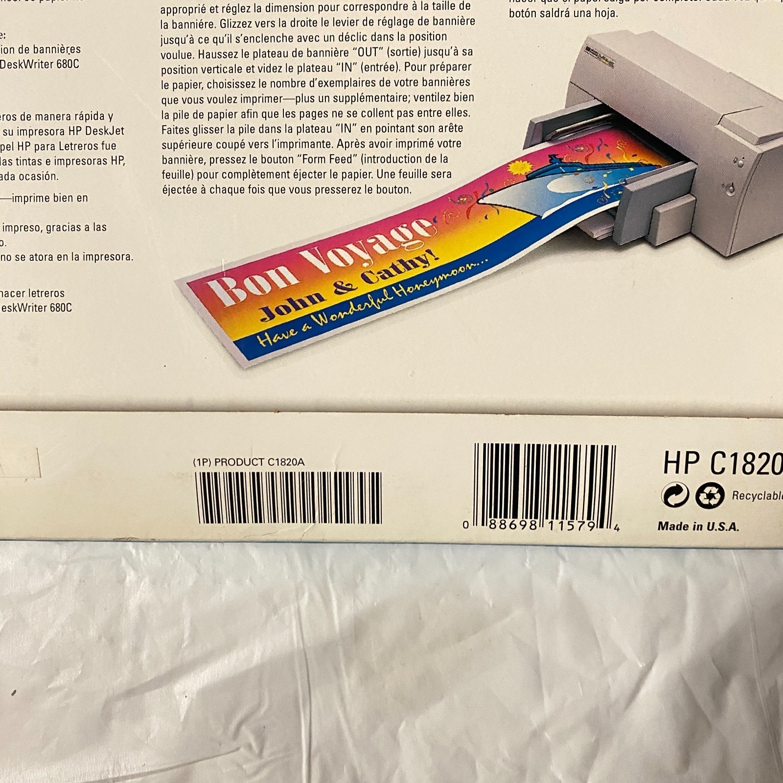 HP Banner Paper for Inkjet Printers – Make your own Banners NEW