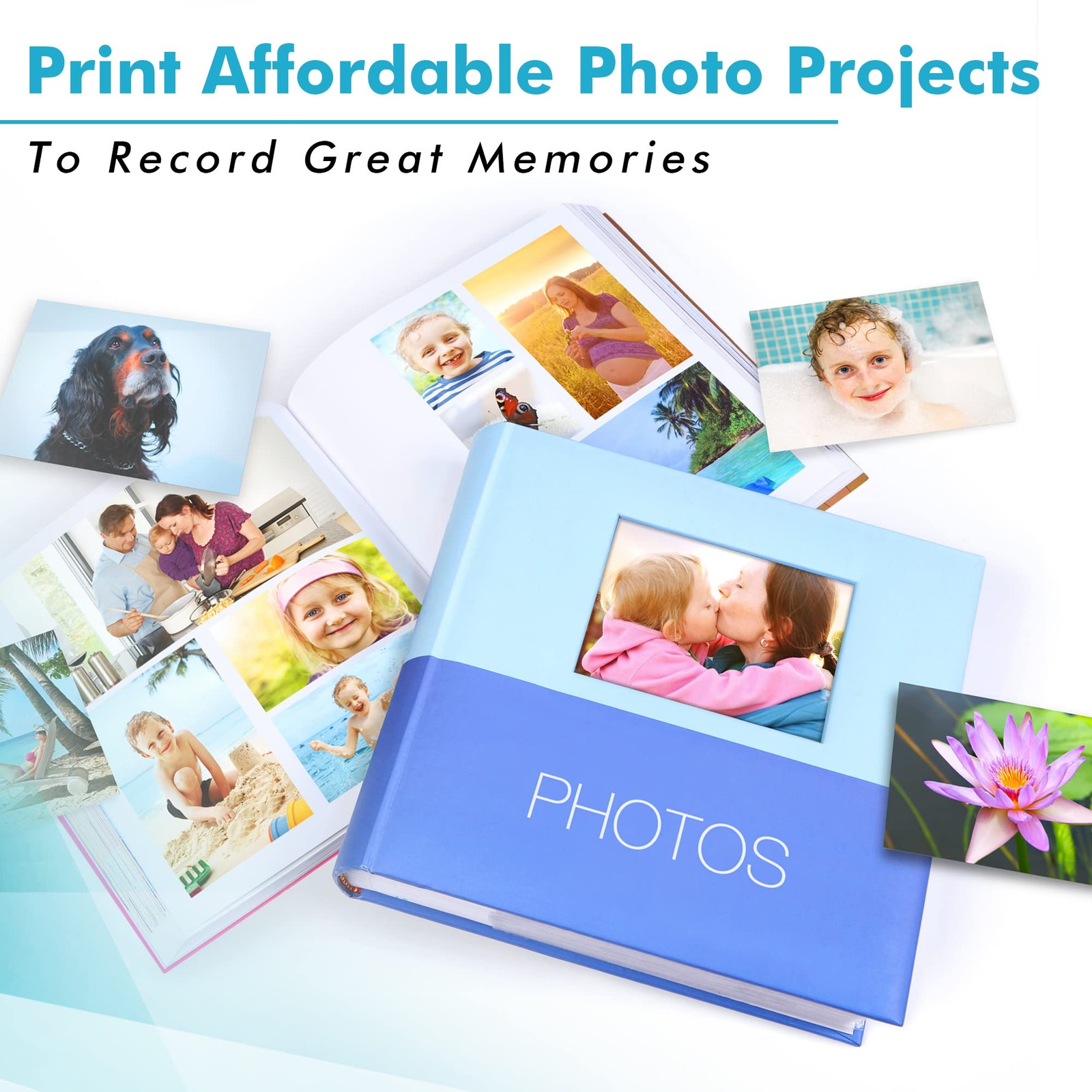 Koala Glossy Photo Paper 8.5×11 Inch 54LB 200GSM 100 PCS Inkjet Dye Ink