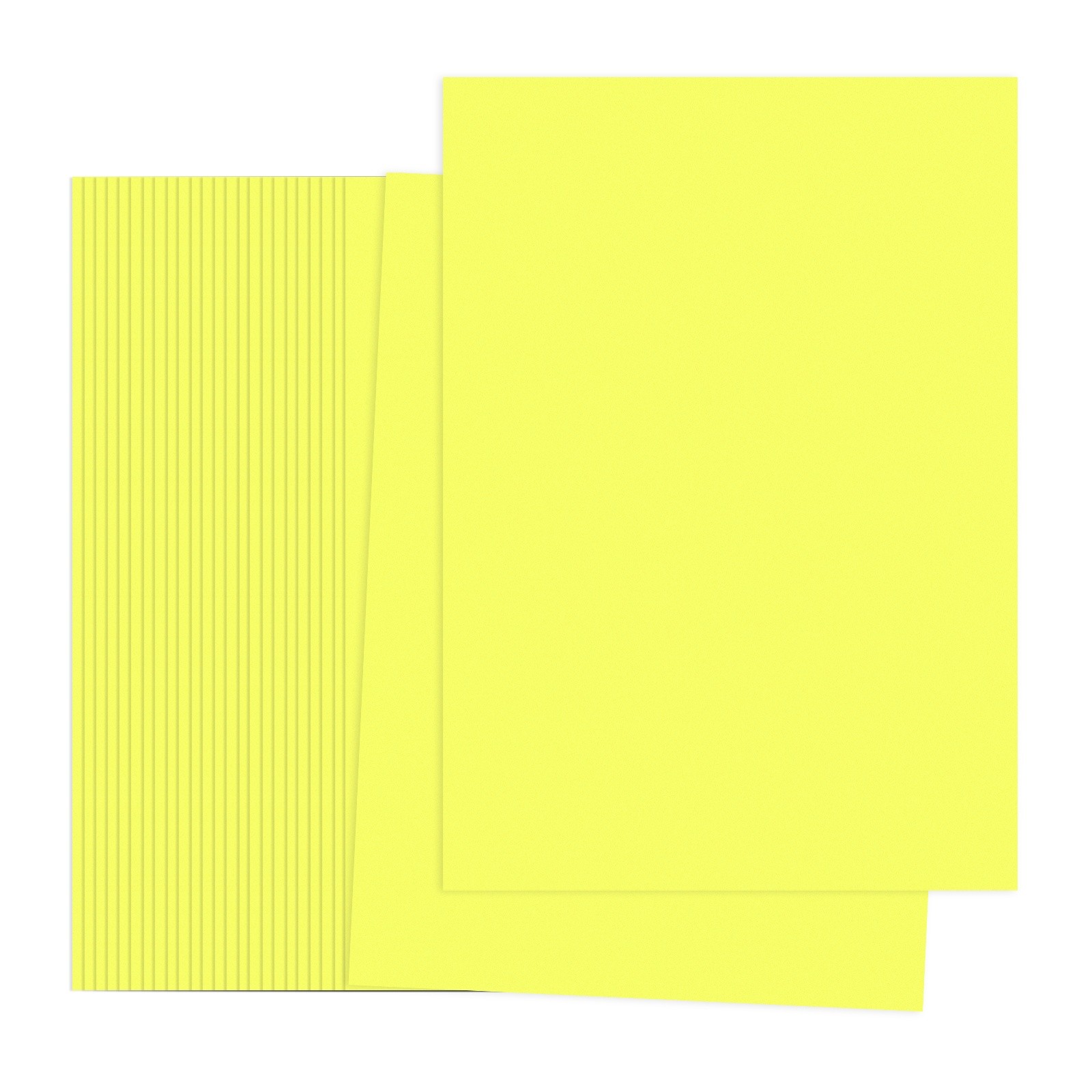Fluorescent Yellow Color Copy Paper, 50 Sheets 8.3×5.9″ A5 70gsm