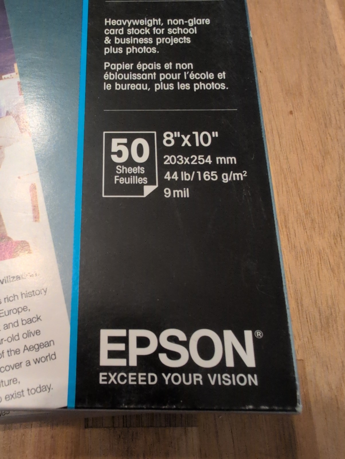 2 Pack Epson Borderless 8″X10″ Premium Matte Paper Heavyweight 50 Sheets