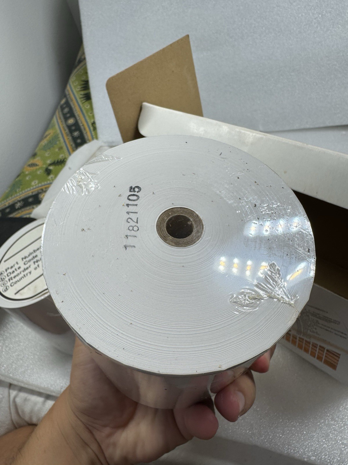 Vintage HP 82954A Black Print Thermal Paper (Two Rolls)