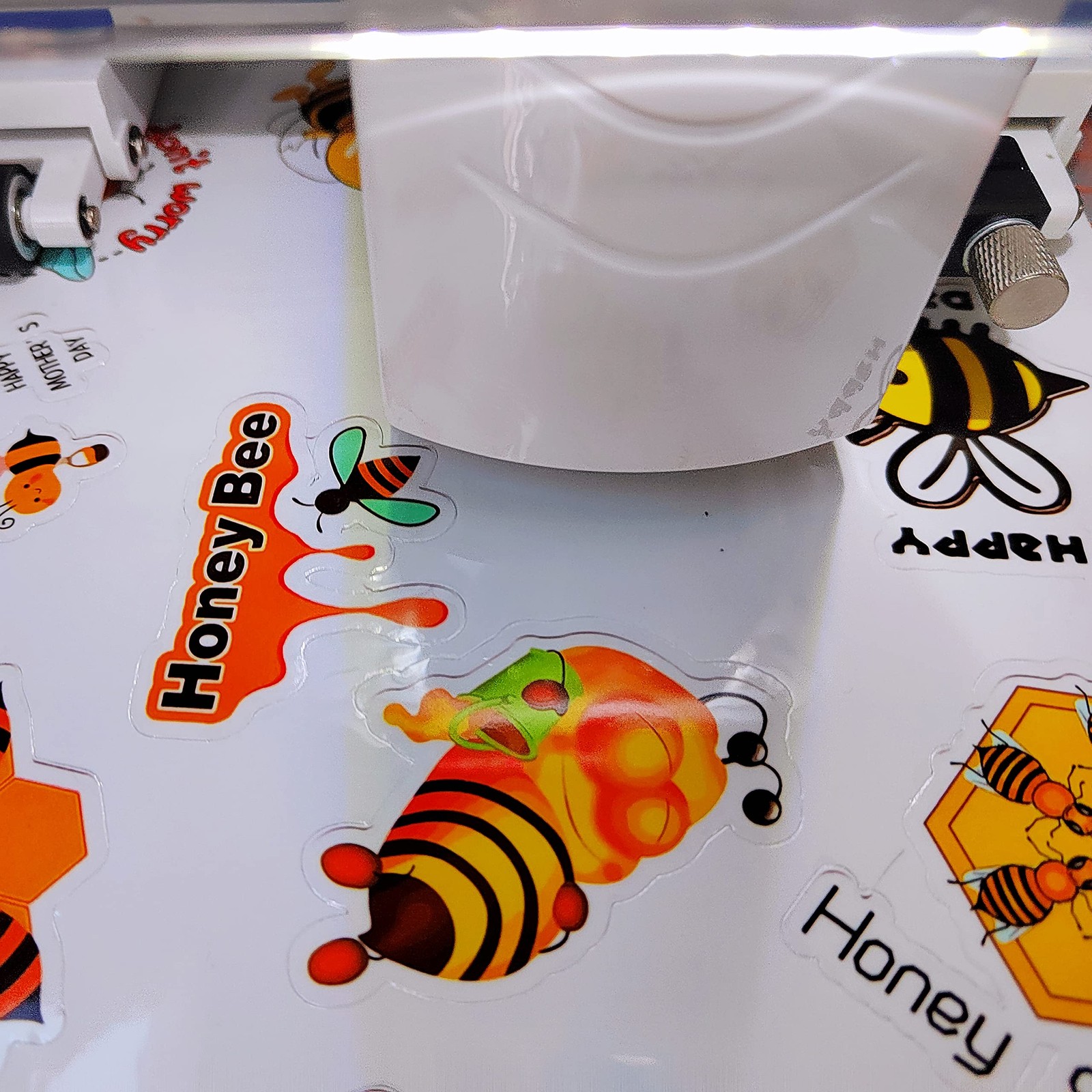 25 Sheets 100% Clear Vinyl Waterproof Sticker Paper Only for Laser Printers A…