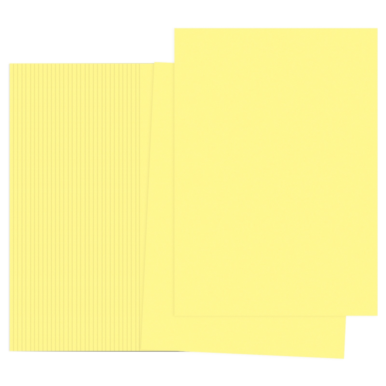 Light Yellow Color Copy Paper, 100 Sheets 8.3×5.9″ A5 70gsm