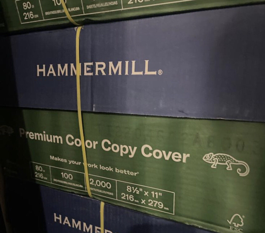 Hammermill Cardstock Premium Color Copy 80 lb 8.5 x 11-8 Pack 2000 Sheets – 1…