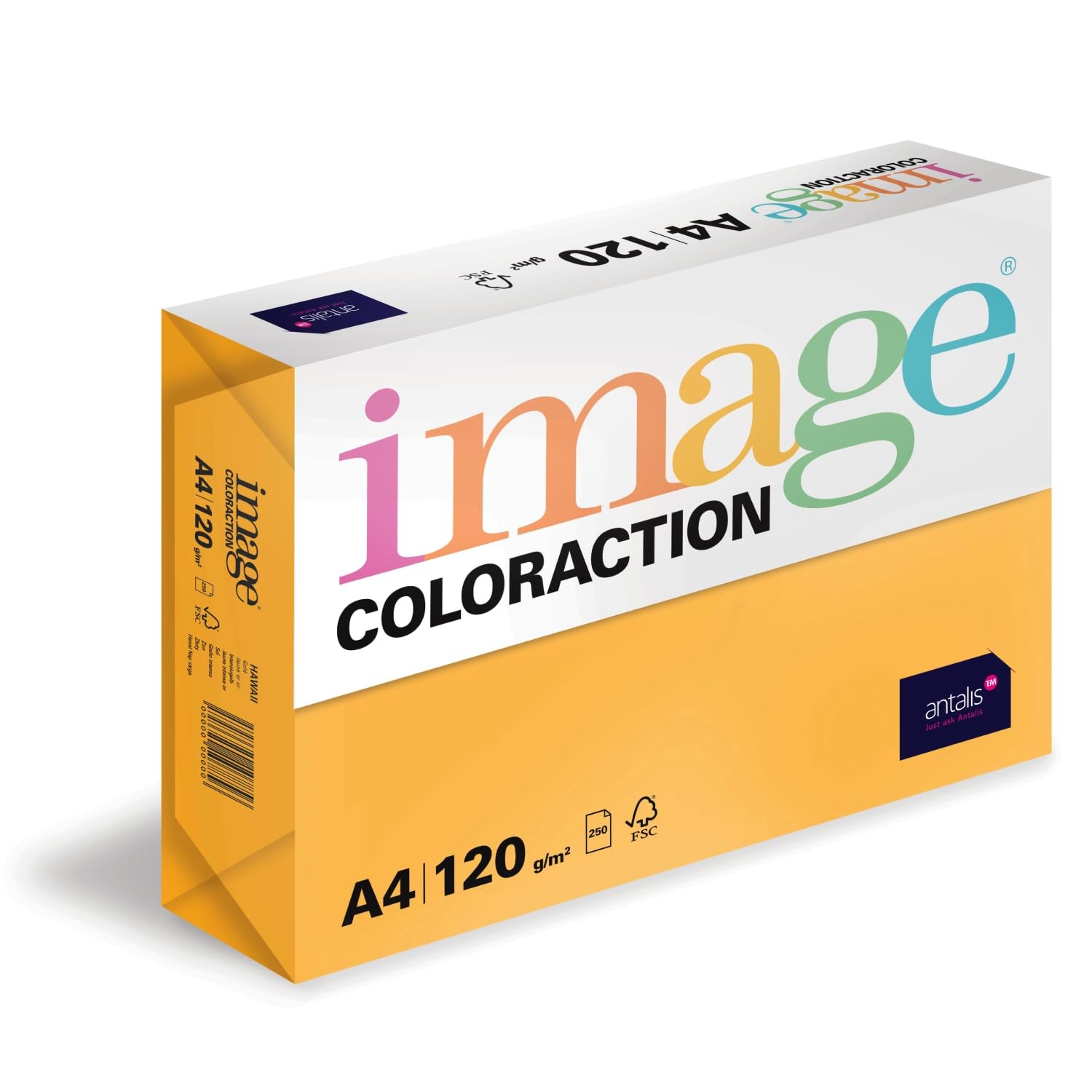 Image Coloraction Hawaiian Coloured Copy Paper A4, 210 x 297mm, 120gsm…