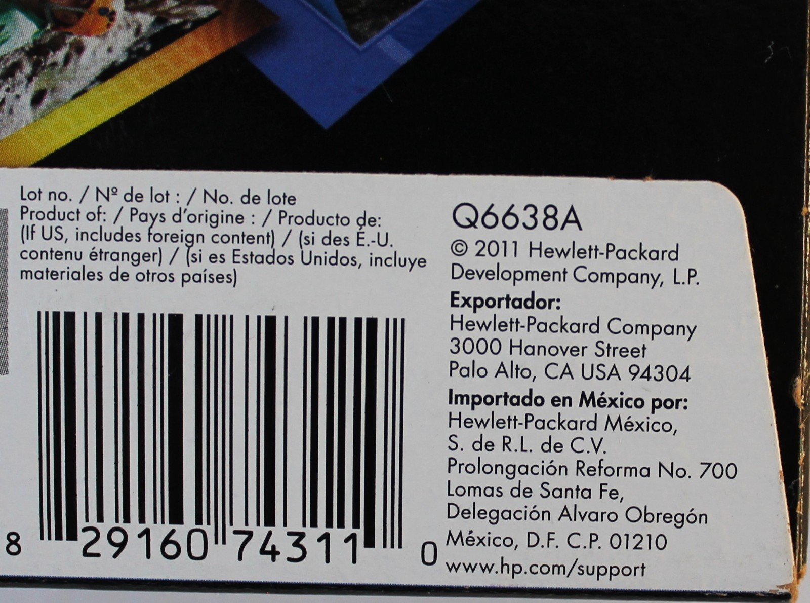 HP Advanced Photo Paper 4×6 Glossy Q6638A Inkjet 100 Sheet New Open Box