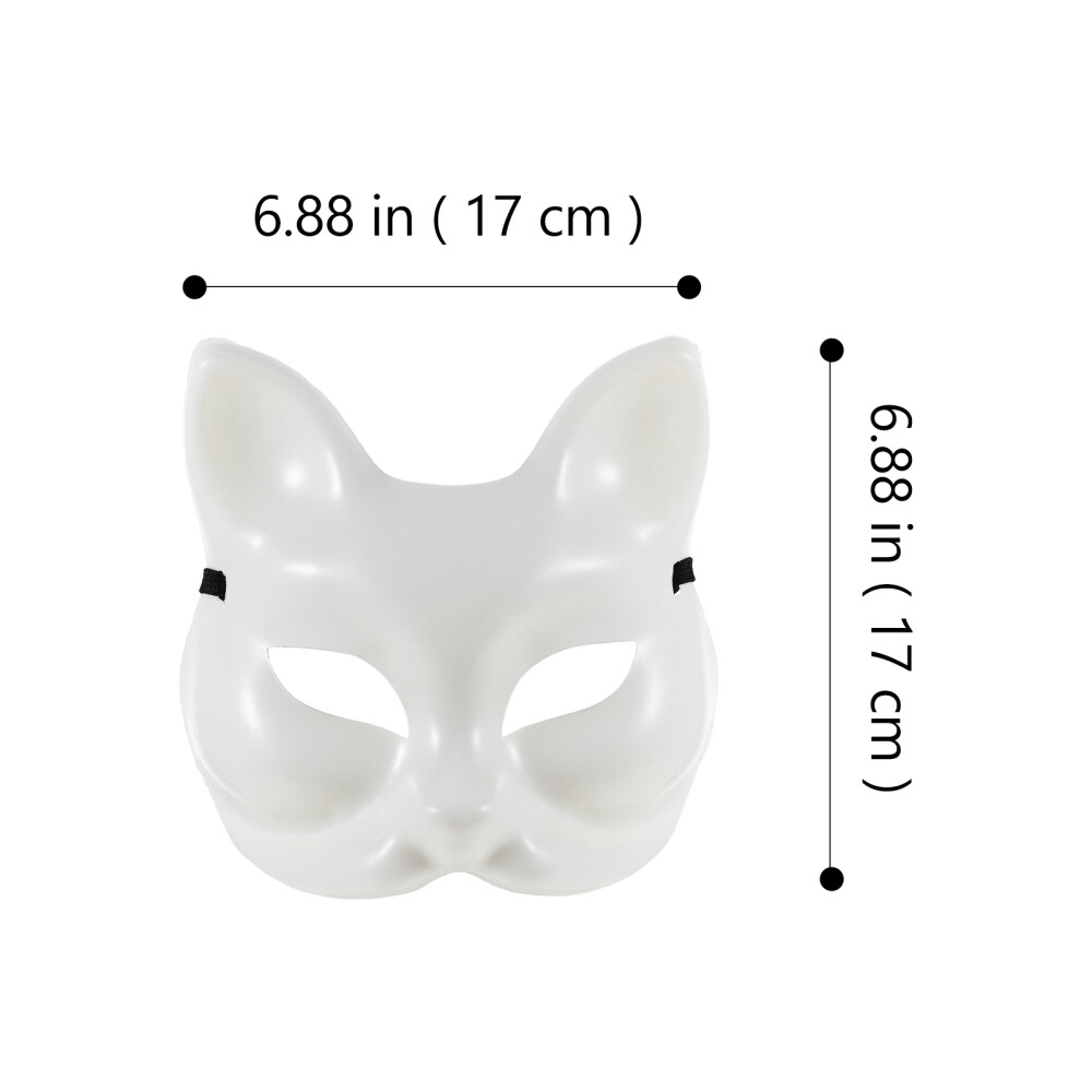 4 Pcs Therian Mask Creativity Hand Painting Clothing Helmet
