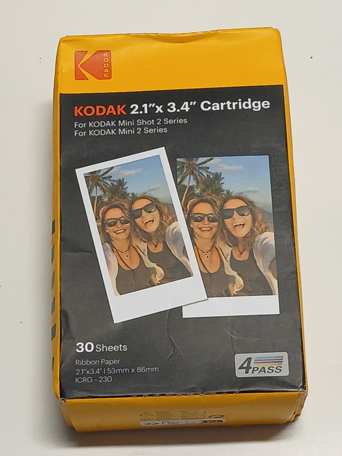 Kodak Cartridge 2.1 X 3.4 30 Sheets For Kodak Mini Shot 2 Series READ DESCRIPT