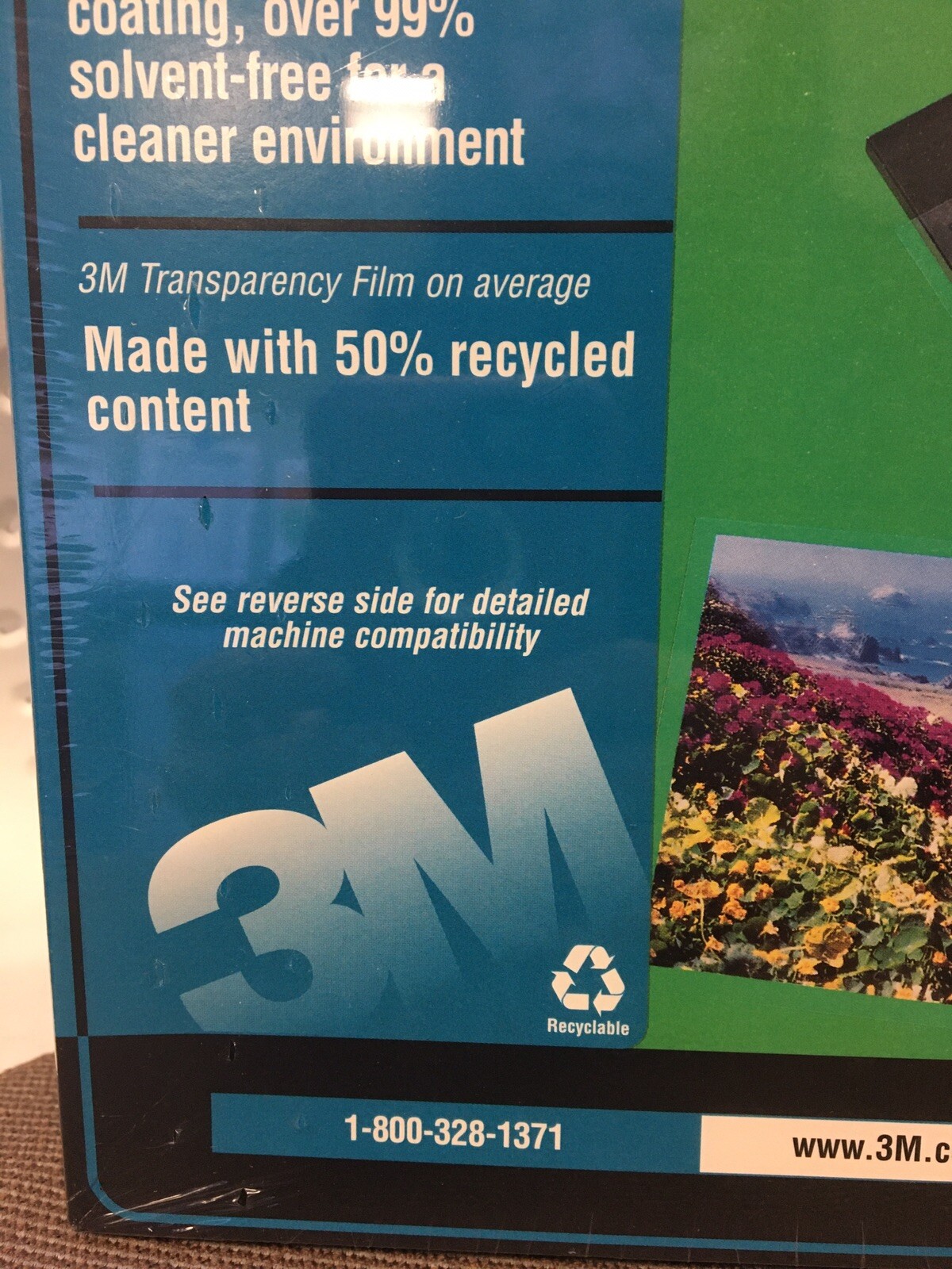 NEW SEALED 3M CG3700 TRANSPARENCY FILM CLEAR – 50 SHEETS MADE IN USA