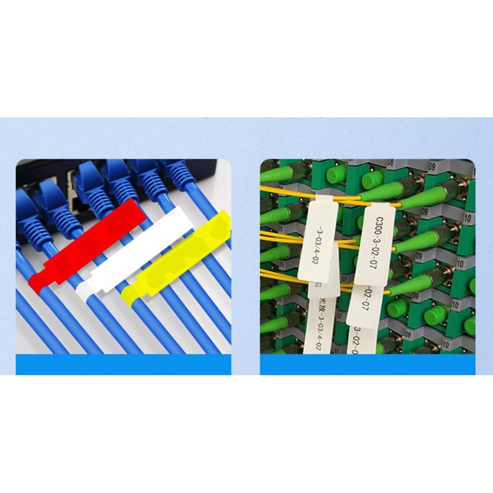 3X D11 Label Machine Stickers Cable Label Flag Pigtail Net2629