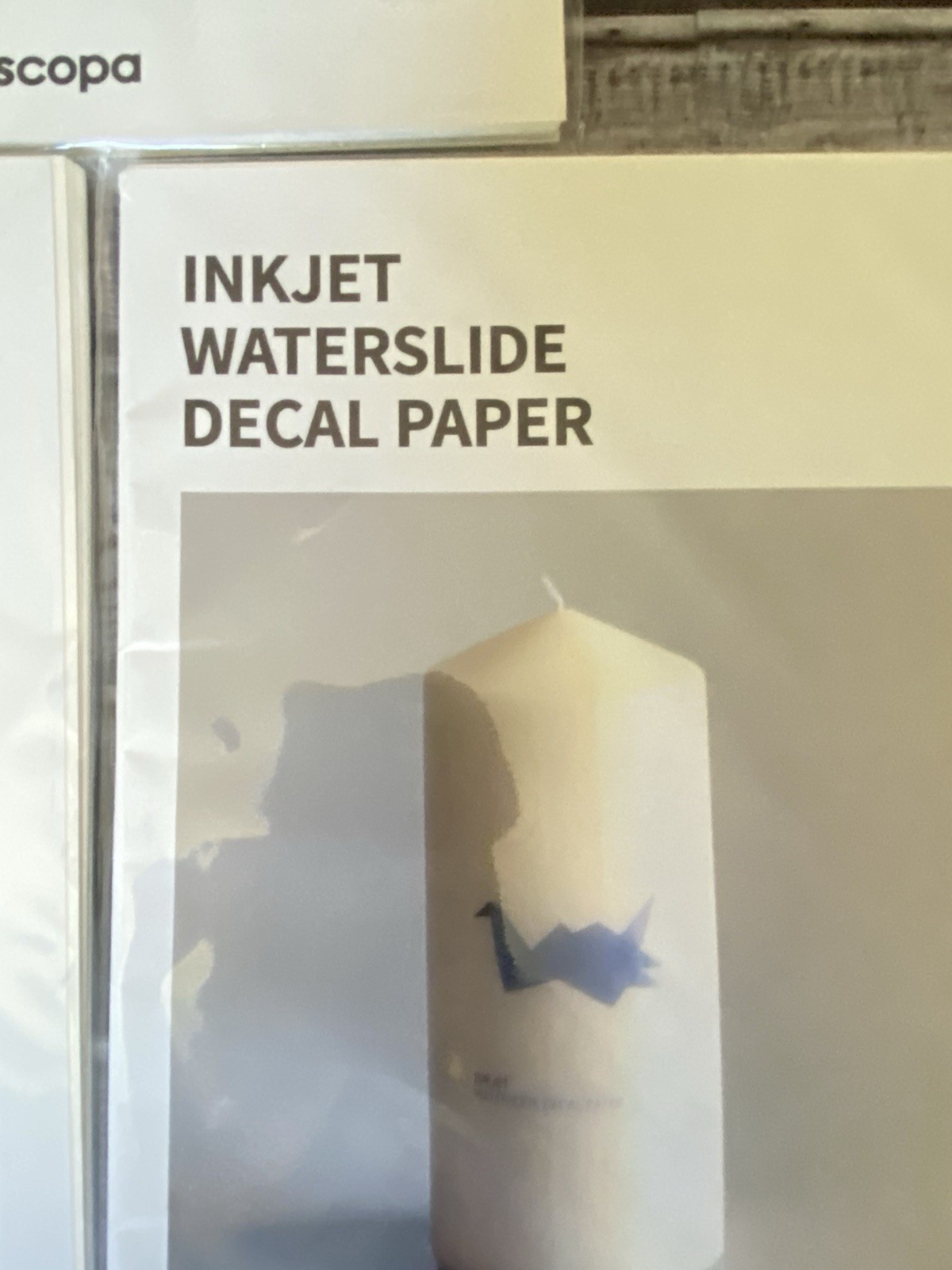 Sunnyscopa Inkjet Waterslide Decal Paper. 3 Pack 20 Count 8×11