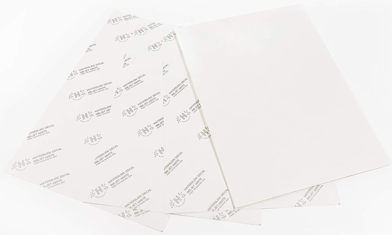 White Waterslide Transfer Paper – Inkjet Printer Compatible