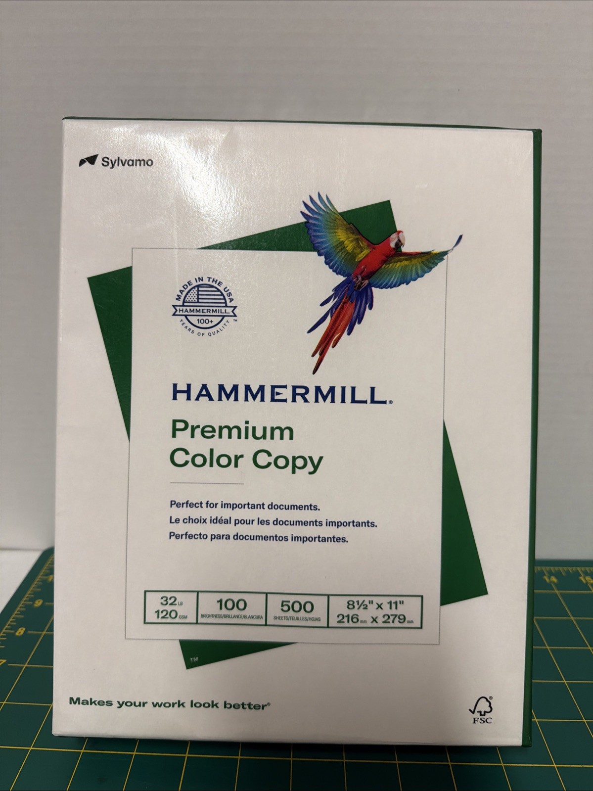 Hammermill Premium Color Copy Paper 100 Bright White 32lb 8.5 x 11 500 Sheets