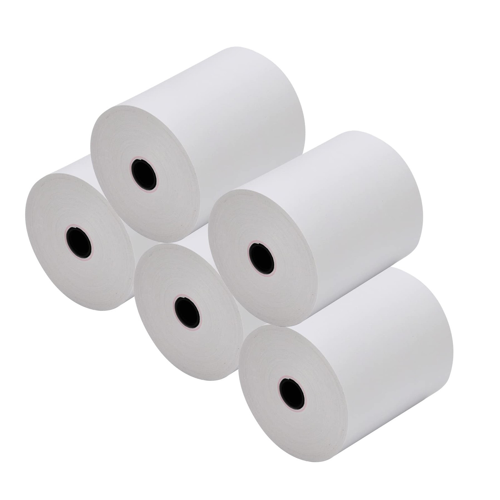 FungLam Thermal Receipt Paper Rolls 3-1/8″ x 119′ 50 Rolls, Red