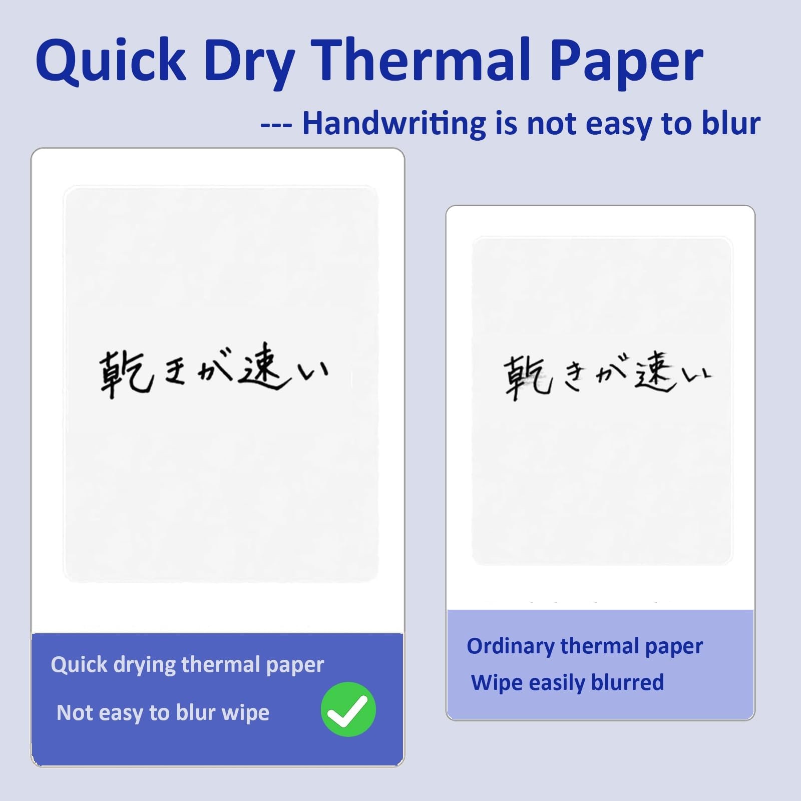 100 Sheets US Letter Size Thermal Paper, 8.5 x 11 Continuous Folding, white