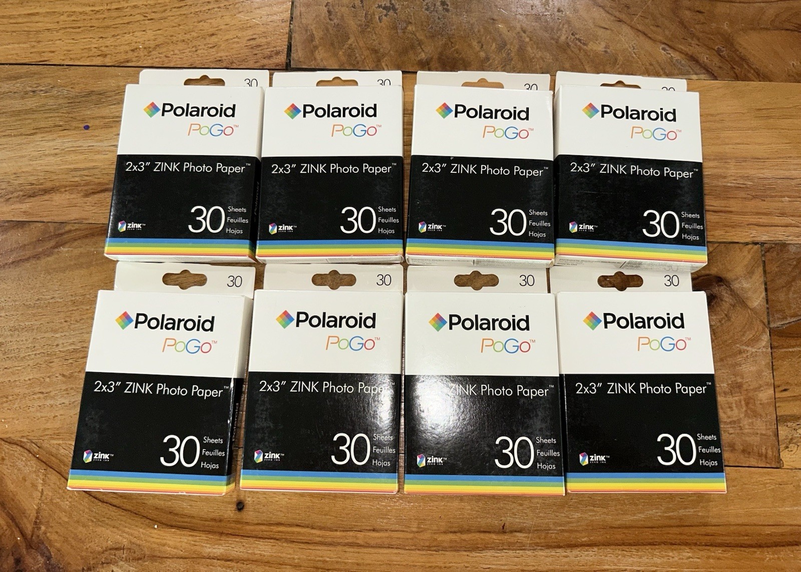 Polaroid PoGo 2×3″ Zink Photo Paper Sticky Backed Full Color Lot