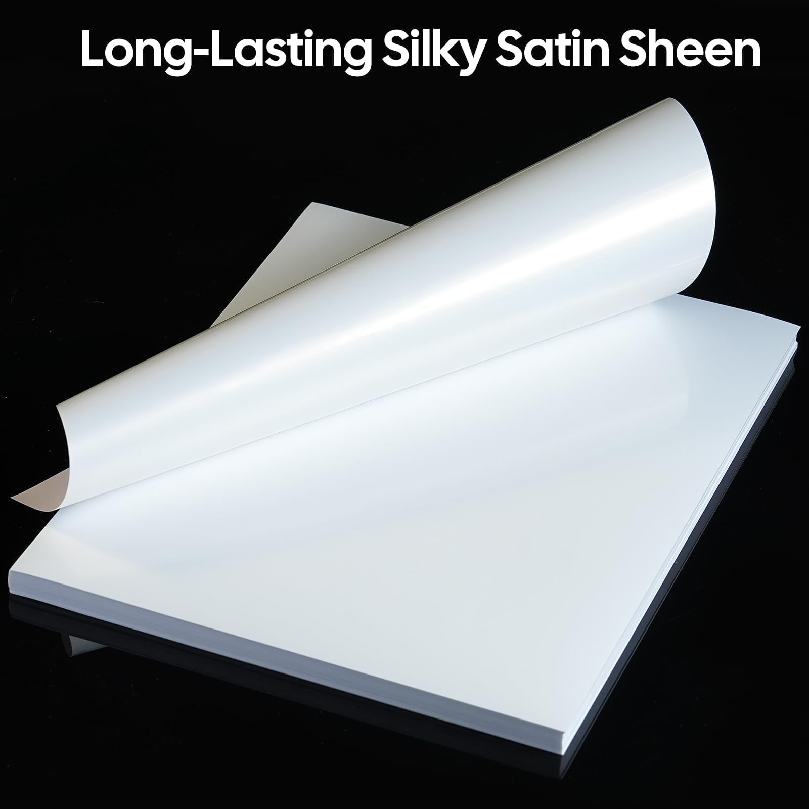 Weliu Glossy Printable Vinyl Sticker Paper for Printer – 21 Sheets
