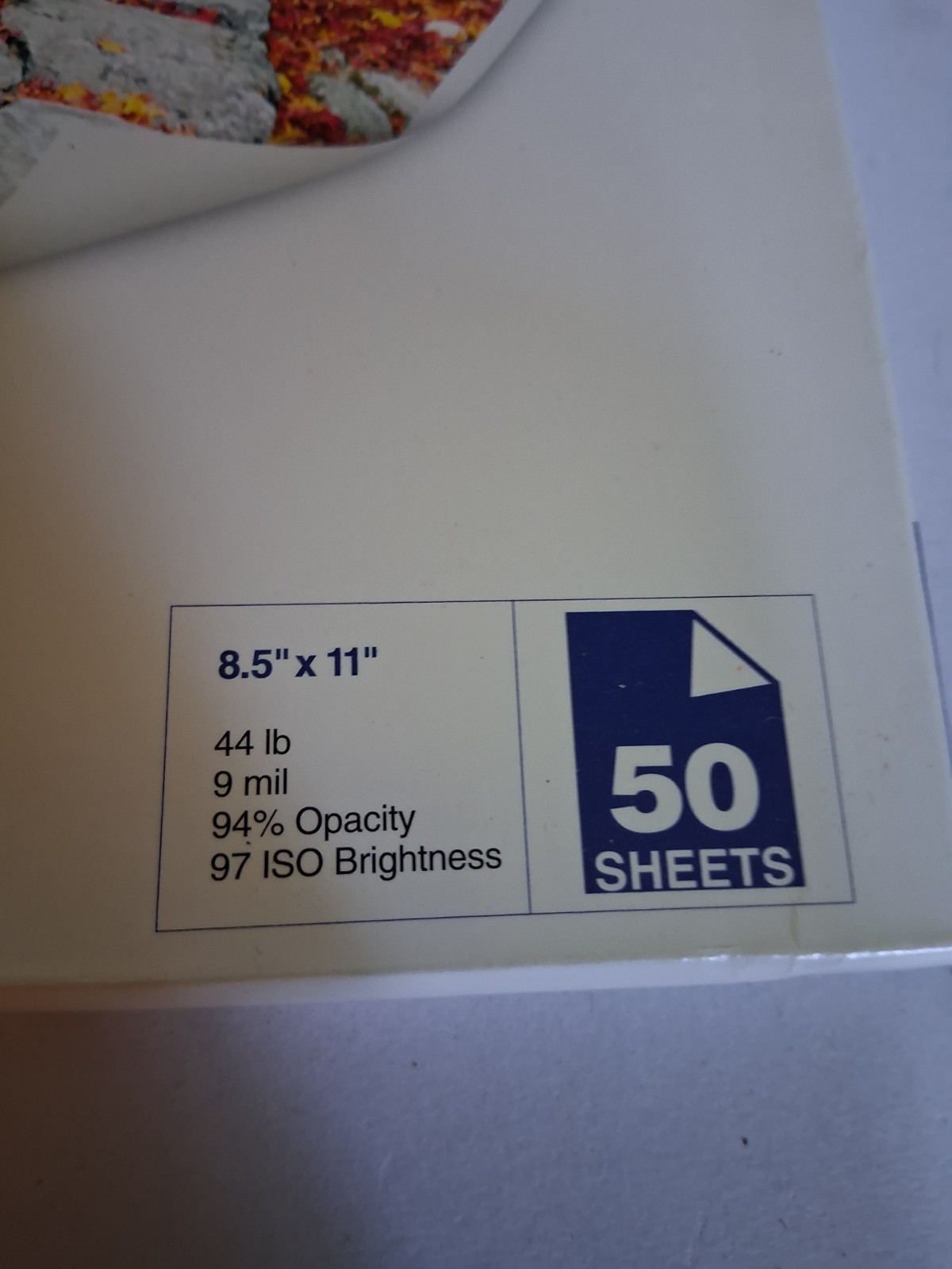 Epson Matte Paper Heavyweight Unopened 50 Sheets 8.5″x11″ 2002