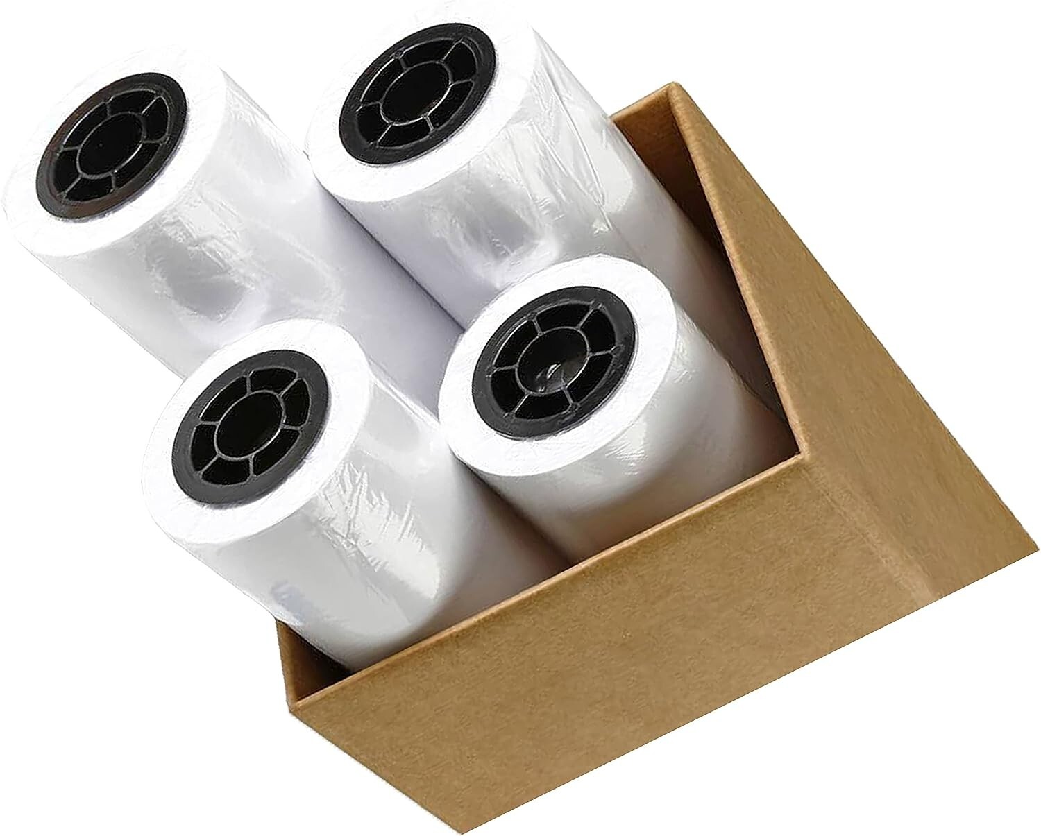 Top Notch Quality 36” x 150′- 4 Rolls 24 lbs Plotter Paper CAD Wide Format Rolls