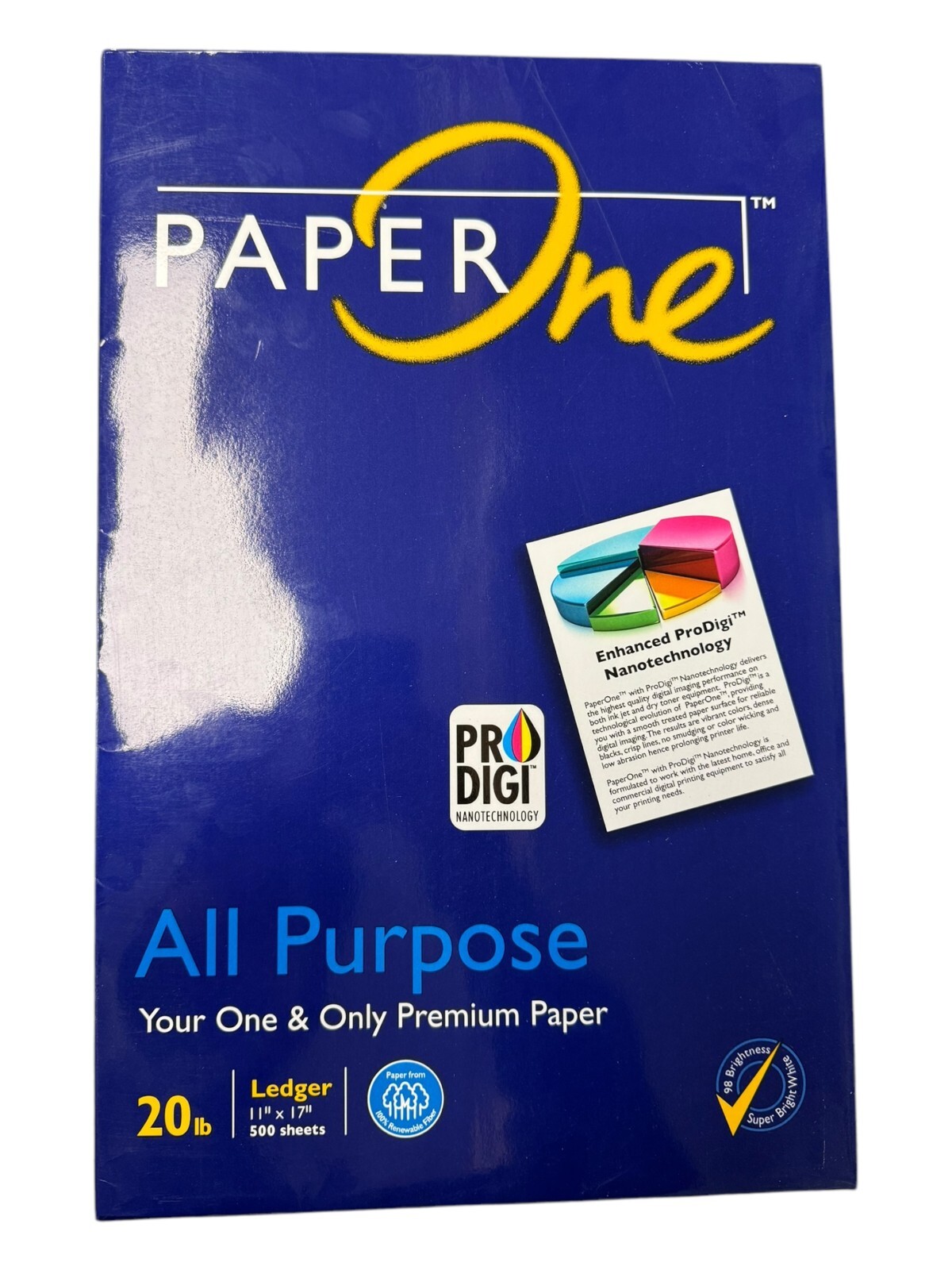 Paper One All Purpose Printer Paper White 11″ x 17 Ledger Size 500 Sheets 20 Lb.