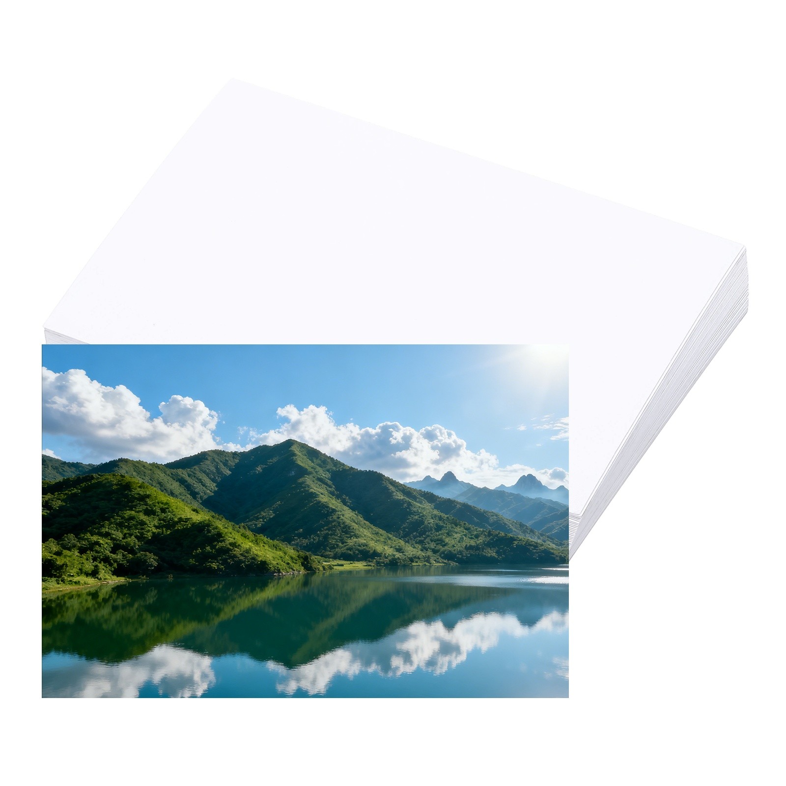 6″x4″ RC Satin Photo Paper, 50 Sheets Inkjet Photo Paper 260GSM Resin Coated