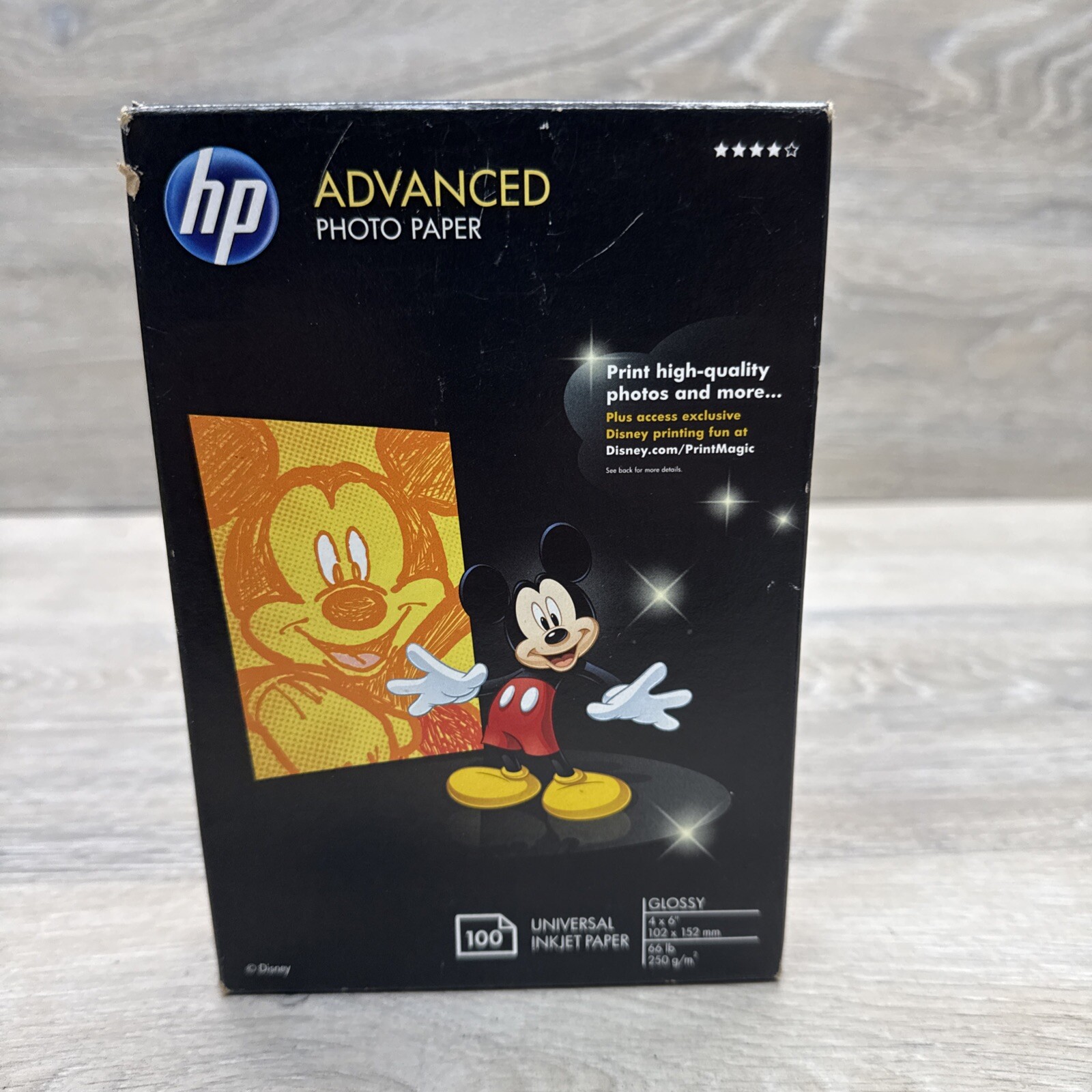 HP Advanced Photo Glossy Q6638A Paper 100 Sheets 4×6 66lb All InkJet Printers