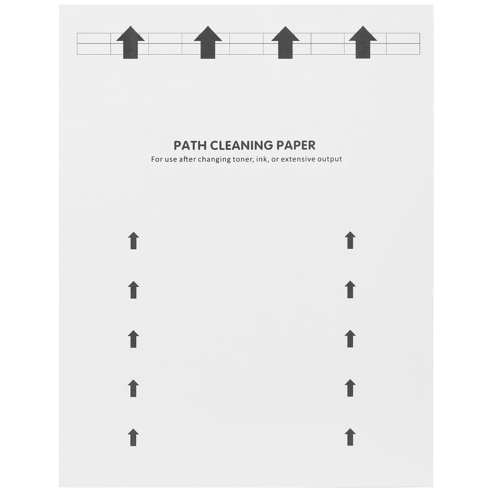 15-Pack Letter Size Printer Cleaning Sheets for Laser and Inkjet Copier