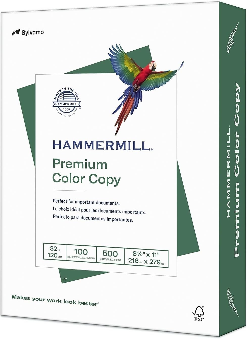 Jam-Free 32lb Copy Paper – Color, 8.5×11, 500 Sheets